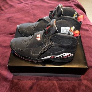 Jordan number eight playoff edition, black color way still new only in house